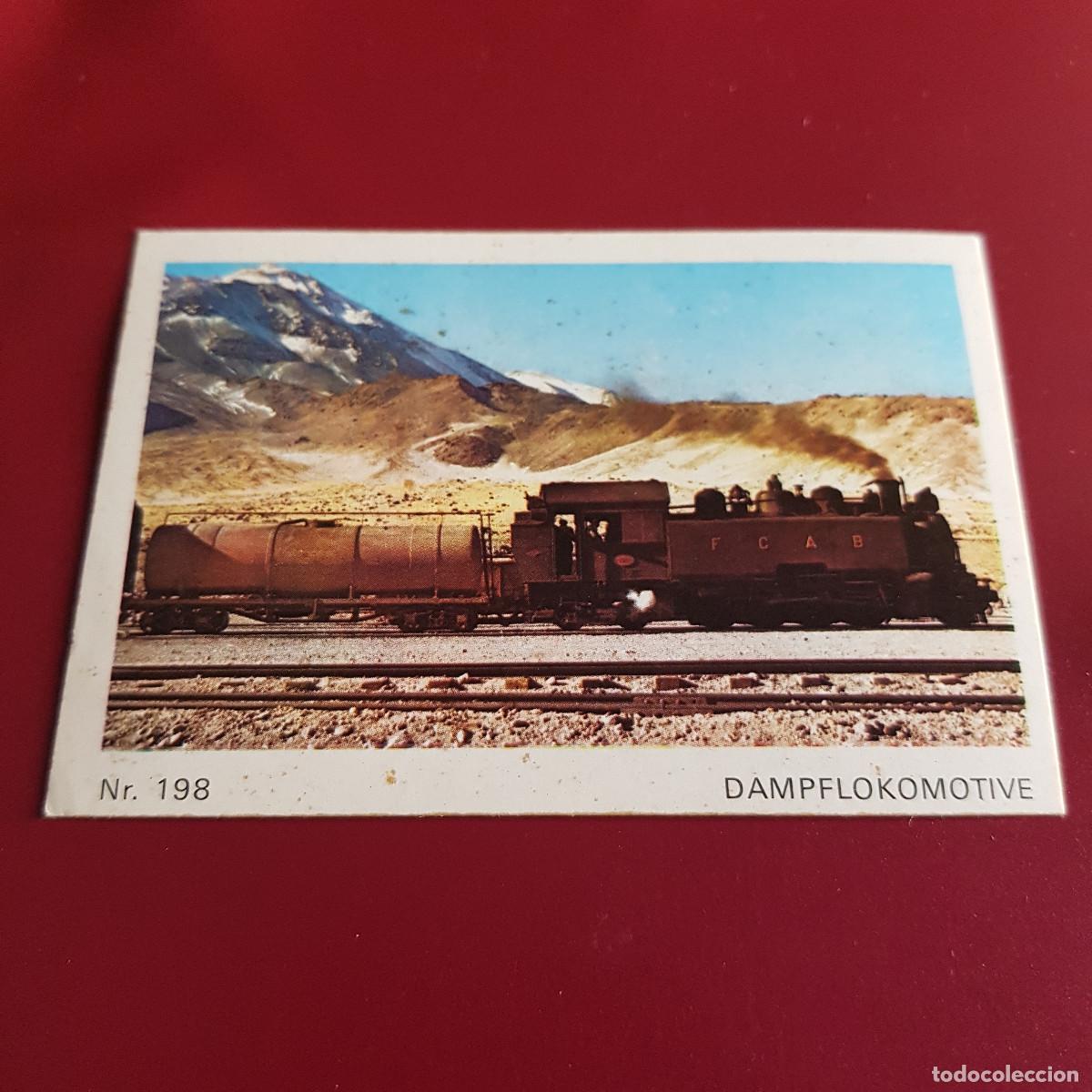 Sammeln alte Sammelbilder: BRUGUERA - BARCOS Y TRENES - AMERICANA MUNCHEN - SCHIFF UND EISENBAHN - 1973 - 198 - NUNCA PEGADO