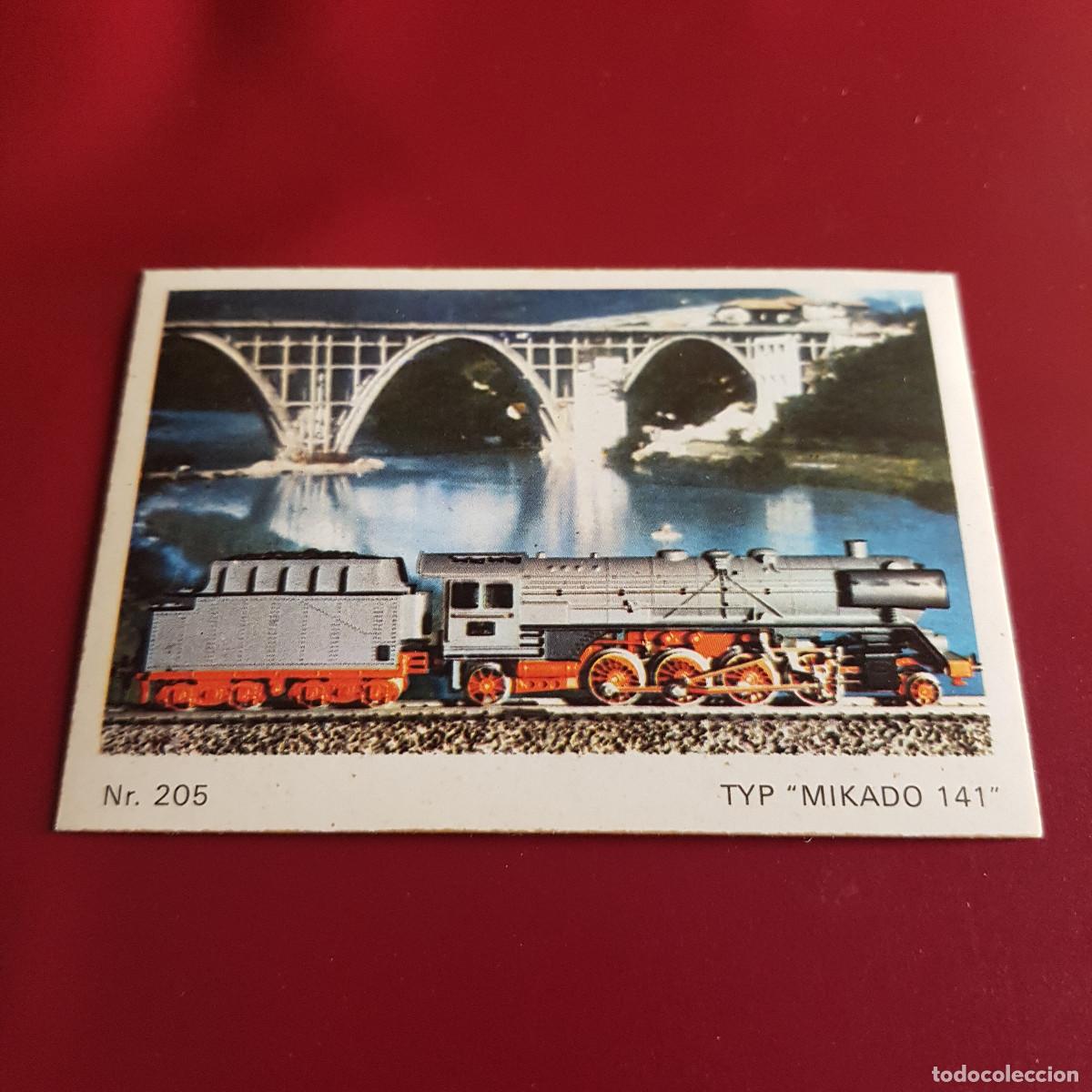 Collectable Antique Stickers: BRUGUERA - BARCOS Y TRENES - AMERICANA MUNCHEN - SCHIFF UND EISENBAHN - 1973 - 205 - NUNCA PEGADO