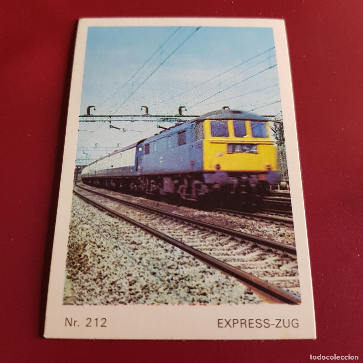 Collezionismo Figurine antiche: BRUGUERA - BARCOS Y TRENES - AMERICANA MUNCHEN - SCHIFF UND EISENBAHN - 1973 - 212 - NUNCA PEGADO