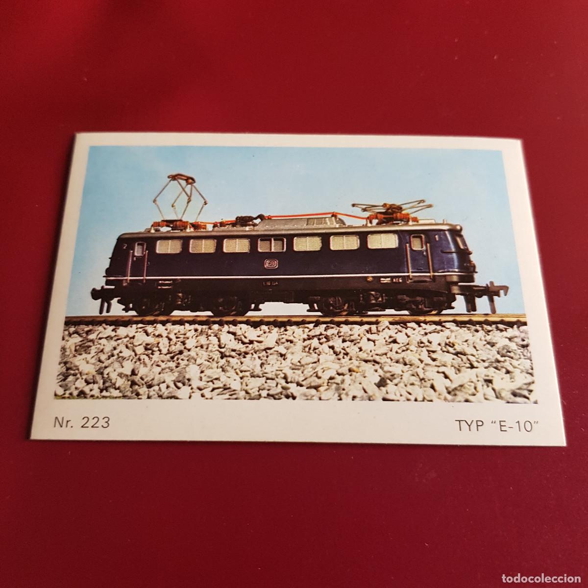 Colecionismo Cromos antigos: BRUGUERA - BARCOS Y TRENES - AMERICANA MUNCHEN - SCHIFF UND EISENBAHN - 1973 - 223 - NUNCA PEGADO