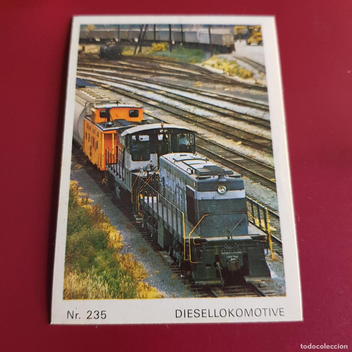 Collezionismo Figurine antiche: BRUGUERA - BARCOS Y TRENES - AMERICANA MUNCHEN - SCHIFF UND EISENBAHN - 1973 - 235 - NUNCA PEGADO