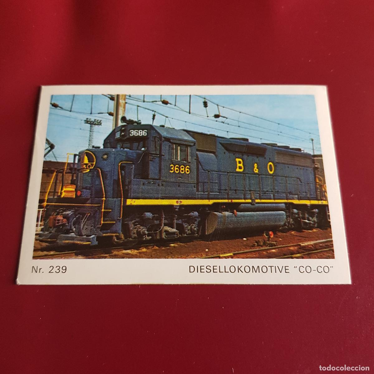 Sammeln alte Sammelbilder: BRUGUERA - BARCOS Y TRENES - AMERICANA MUNCHEN - SCHIFF UND EISENBAHN - 1973 - 239 - NUNCA PEGADO