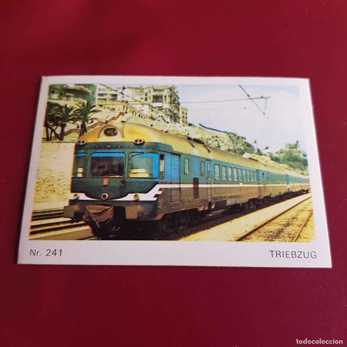 Colecionismo Cromos antigos: BRUGUERA - BARCOS Y TRENES - AMERICANA MUNCHEN - SCHIFF UND EISENBAHN - 1973 - 241 - NUNCA PEGADO