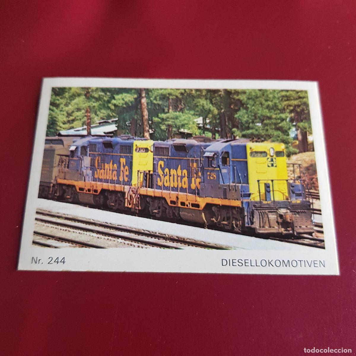 Collezionismo Figurine antiche: BRUGUERA - BARCOS Y TRENES - AMERICANA MUNCHEN - SCHIFF UND EISENBAHN - 1973 - 244 - NUNCA PEGADO