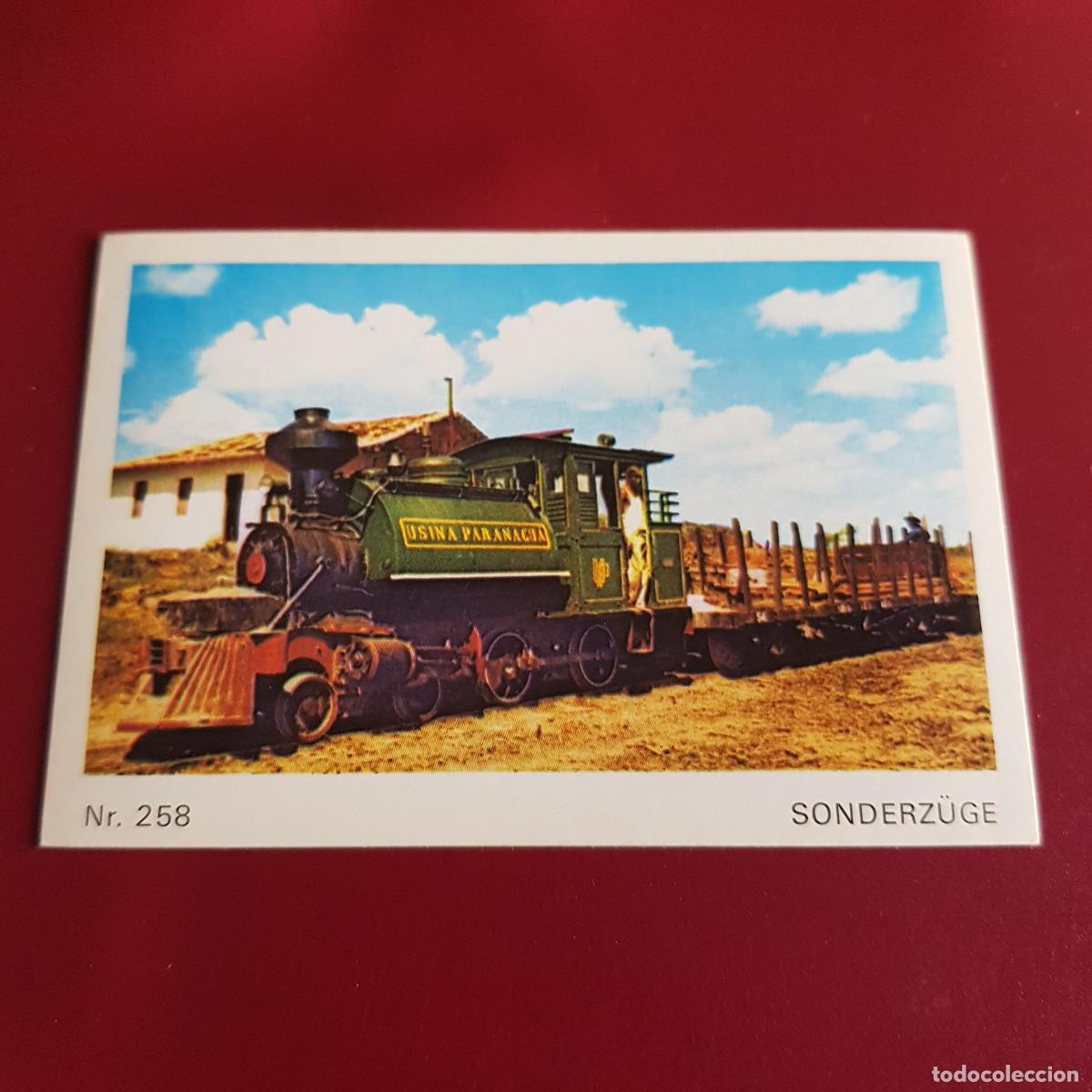 Colecionismo Cromos antigos: BRUGUERA - BARCOS Y TRENES - AMERICANA MUNCHEN - SCHIFF UND EISENBAHN - 1973 - 258 - NUNCA PEGADO