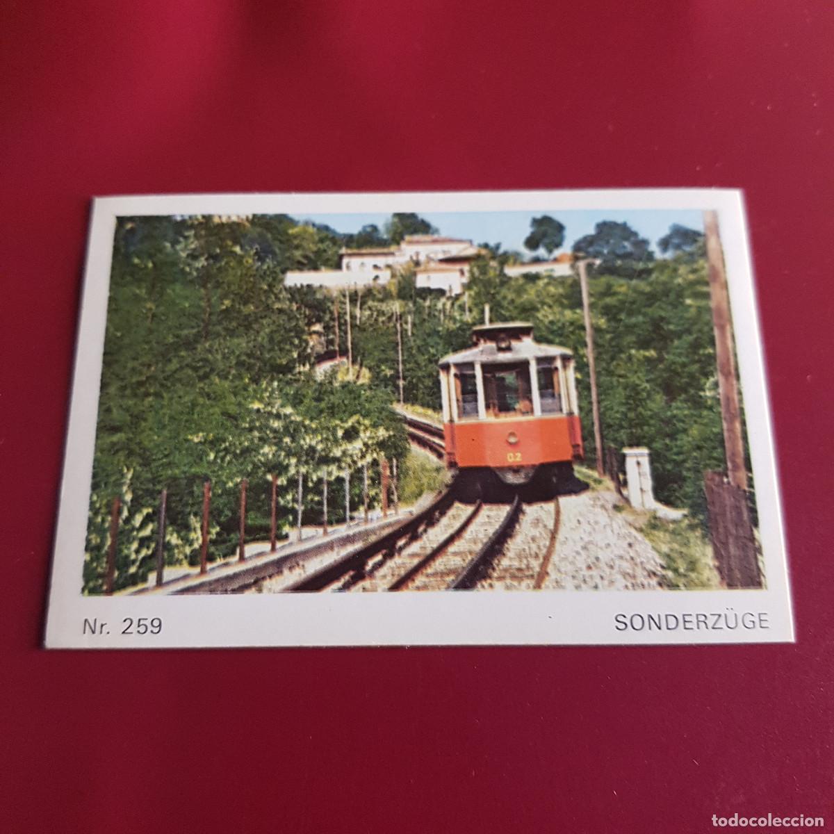Colecionismo Cromos antigos: BRUGUERA - BARCOS Y TRENES - AMERICANA MUNCHEN - SCHIFF UND EISENBAHN - 1973 - 259 - NUNCA PEGADO