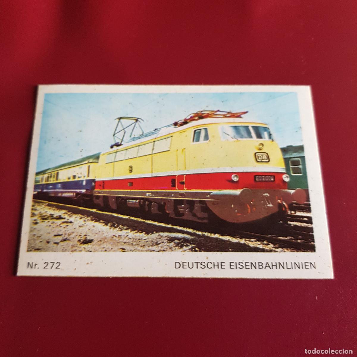 Colecionismo Cromos antigos: BRUGUERA - BARCOS Y TRENES - AMERICANA MUNCHEN - SCHIFF UND EISENBAHN - 1973 - 272 - NUNCA PEGADO