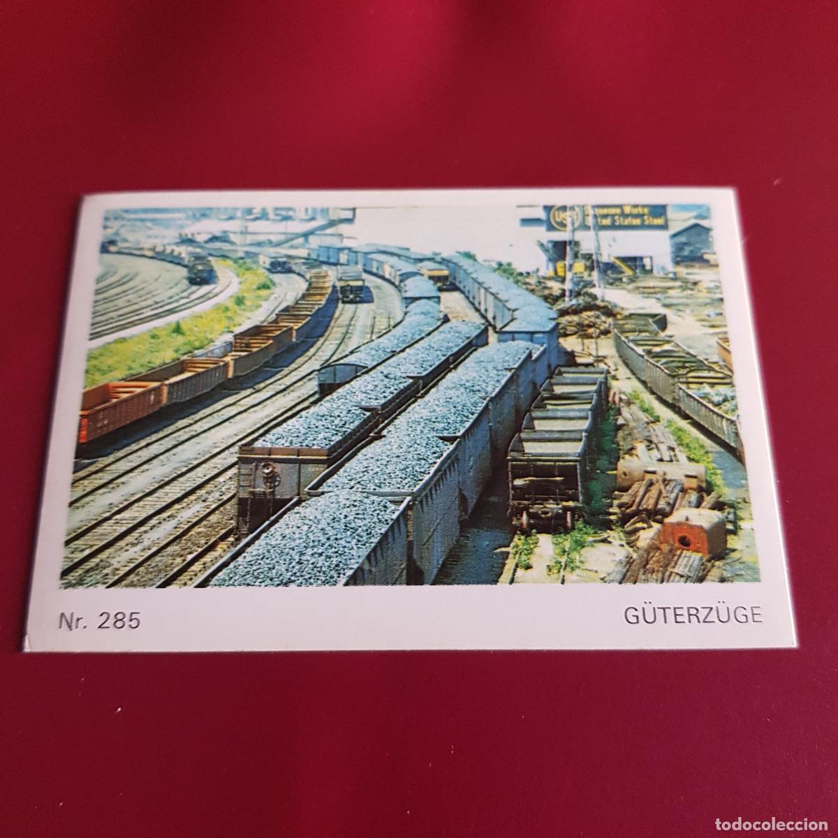 Colecionismo Cromos antigos: BRUGUERA - BARCOS Y TRENES - AMERICANA MUNCHEN - SCHIFF UND EISENBAHN - 1973 - 285 - NUNCA PEGADO