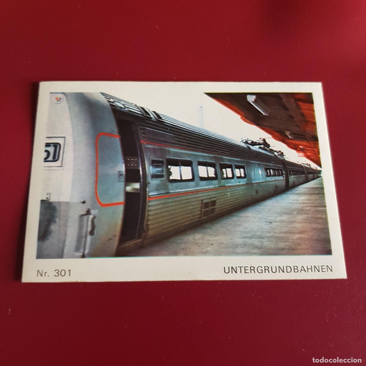 Colecionismo Cromos antigos: BRUGUERA - BARCOS Y TRENES - AMERICANA MUNCHEN - SCHIFF UND EISENBAHN - 1973 - 301 - NUNCA PEGADO