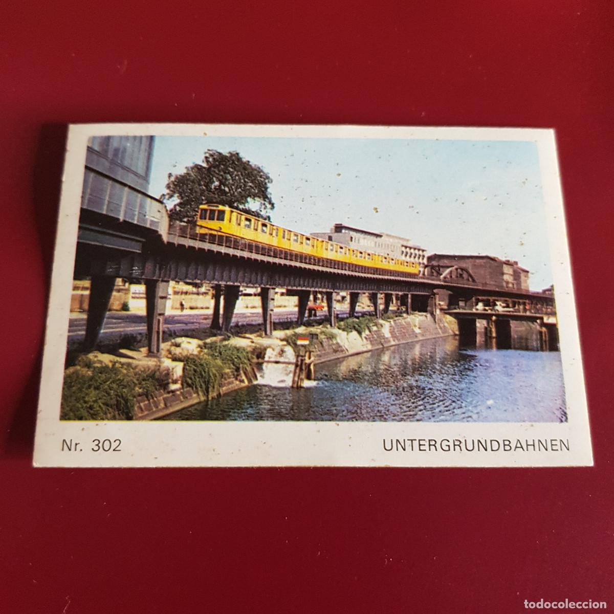 Collezionismo Figurine antiche: BRUGUERA - BARCOS Y TRENES - AMERICANA MUNCHEN - SCHIFF UND EISENBAHN - 1973 - 302 - NUNCA PEGADO