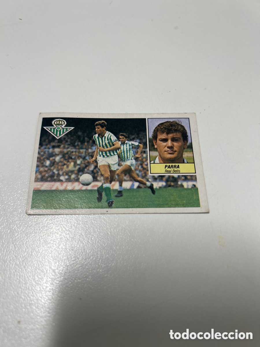 Coleccionismo cromos antiguos: Cromo Parra real Betis 84/85 - Foto 2
