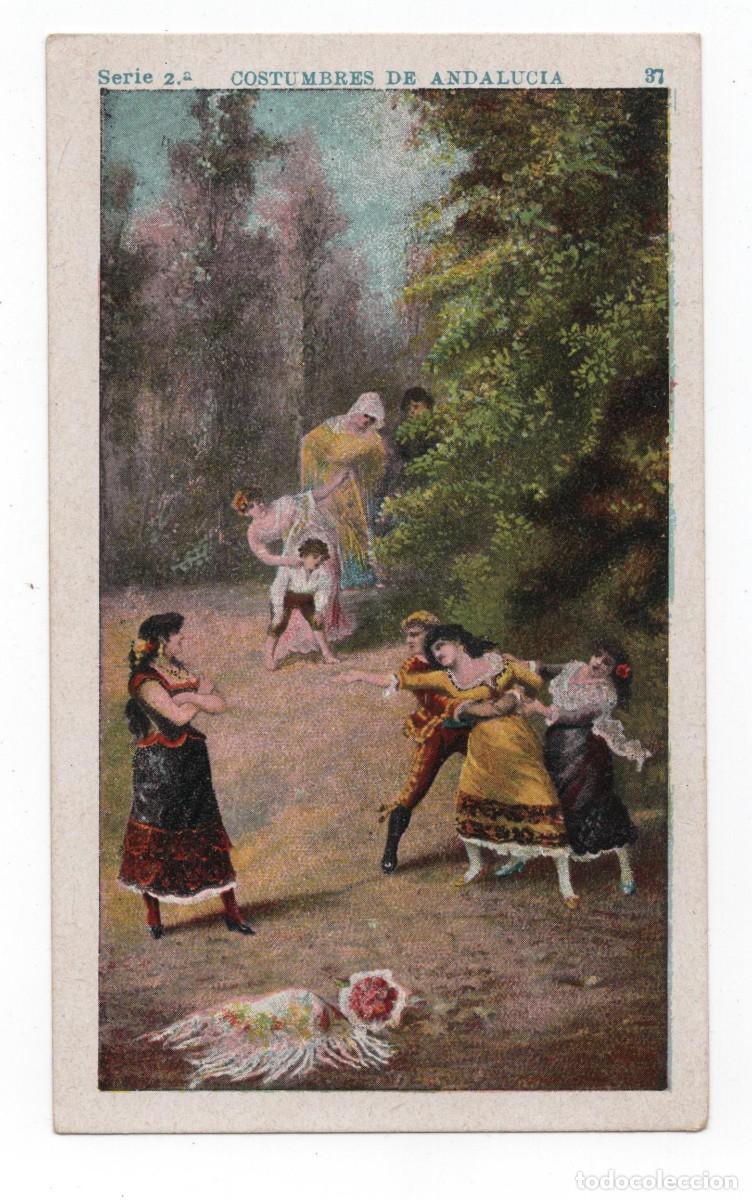 Coleccionismo cromos antiguos: CHOCOLATE JUNCOSA CROMO COSTUMBRES DE ANDALUCIA SERIE 2 NUMERO 37