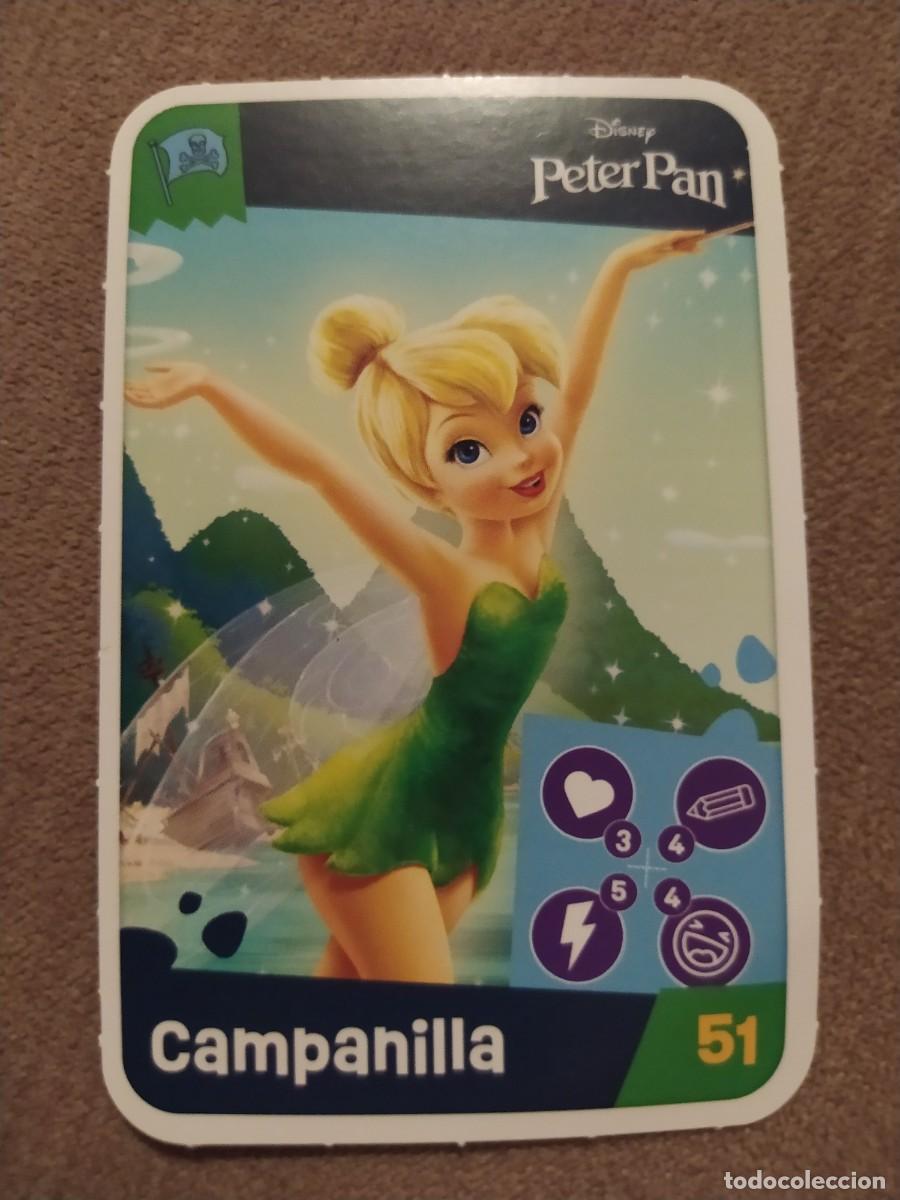 Coleccionismo Cromos antiguos: 51 Campanilla Peter Pan &iexcl;Hora de Jugar! Disney Carrefour a&ntilde;o 2025