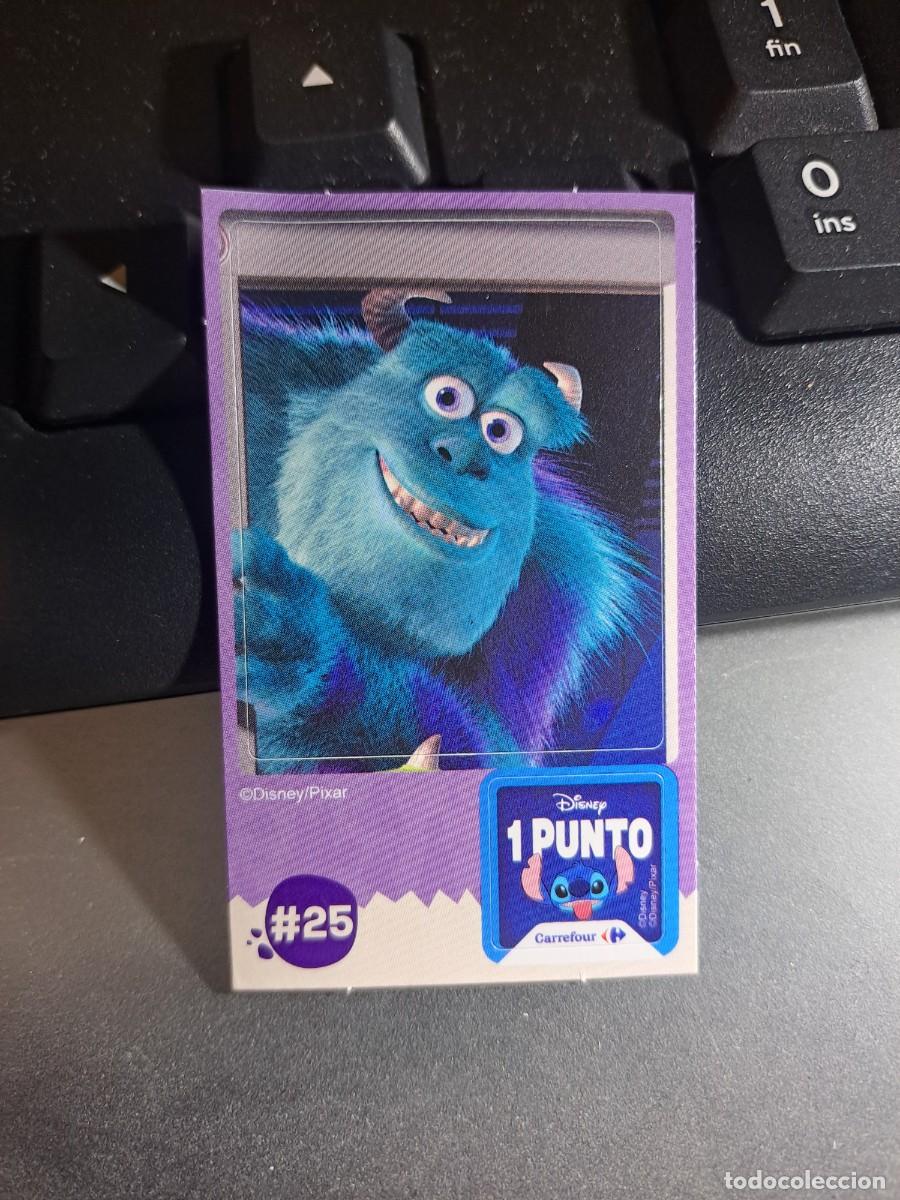 Collezionismo Figurine antiche: CROMO PEGATINA 25 MONSTRUOS S.A. 25 HORA DE JUGAR DISNEY LILO & STITCH CARREFOUR 2025