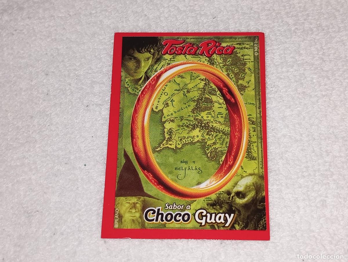 Coleccionismo Cromos antiguos: ANTIGUO CROMO EL SE&Ntilde;OR DE LOS ANILLOS PROMOCIONAL DE GALLETAS TOSTA RICA CHOCO GUAY
