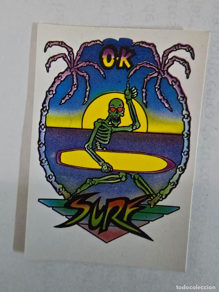 Coleccionismo Cromos antiguos: Skateboards.Ok Surf.Bollycao.Panrico.Cromo nuevo y sin pegar