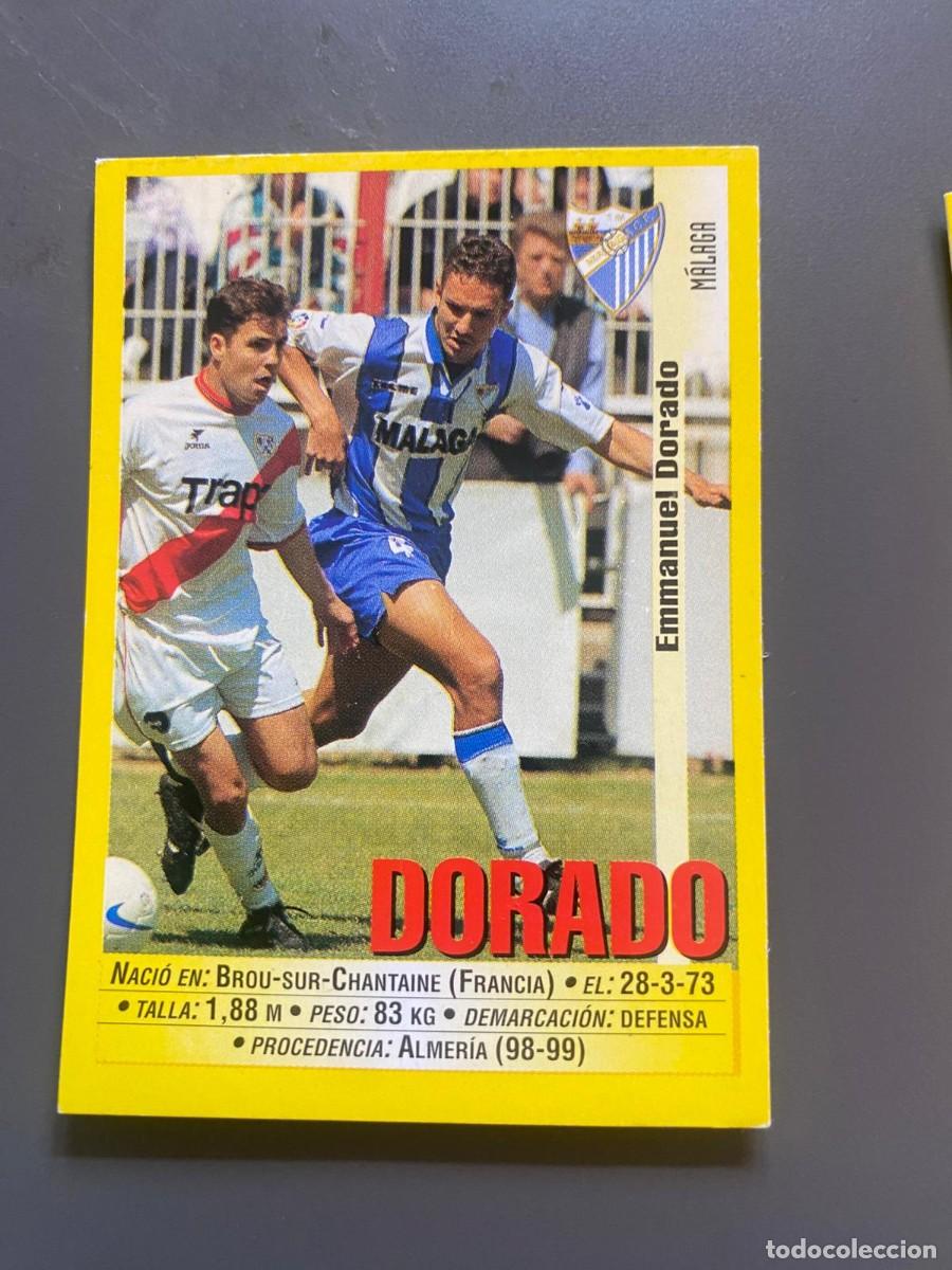 Colecionismo Cromos antigos: CROMO 309 DORADO MALAGA PANINI LIGA 1999 2000 99 00 SIN PEGAR NUNCA PEGADO