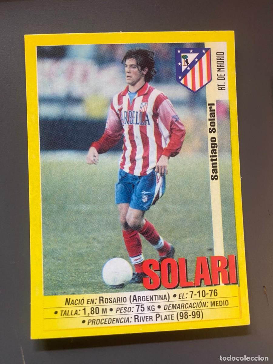 Collezionismo Figurine antiche: CROMO 240 SOLARI ATLETICO DE MADRID PANINI LIGA 1999 2000 99 00 SIN PEGAR NUNCA PEGADO