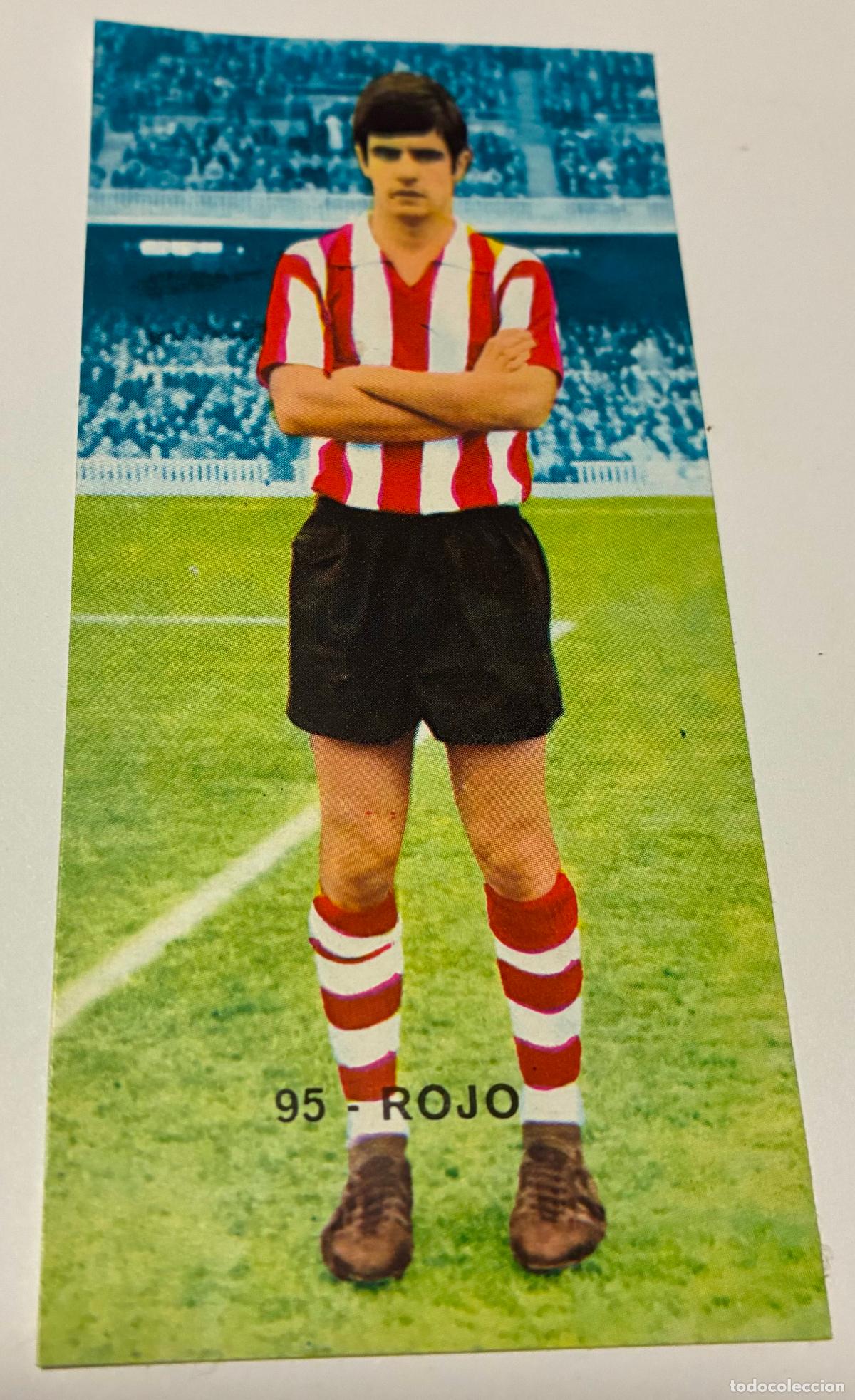 Coleccionismo Cromos antiguos: CROMO RUIZ ROMERO 1968-1969, 68-69 ROJO, Numero 95, ATH BILBAO, Despegado