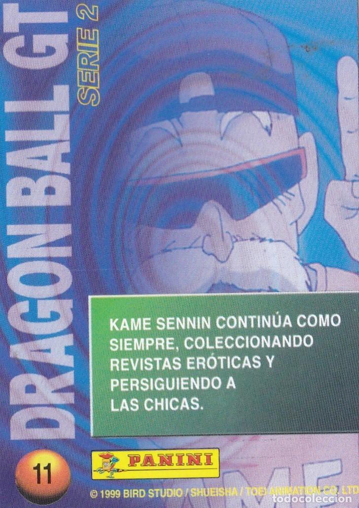 Collectable Antique Stickers: CROMO TRADING / CARTA 11 DRAGON BALL GT SERI 2, PANINI 1999 (ED ITALIANA)