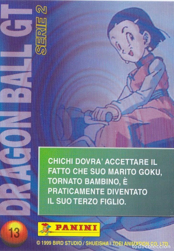 Collectable Antique Stickers: CROMO TRADING / CARTA 13 DRAGON BALL GT SERI 2, PANINI 1999 (ED ITALIANA)