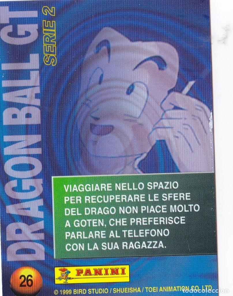Collezionismo Figurine antiche: CROMO TRADING / CARTA 26 DRAGON BALL GT SERI 2, PANINI 1999 (ED ITALIANA)