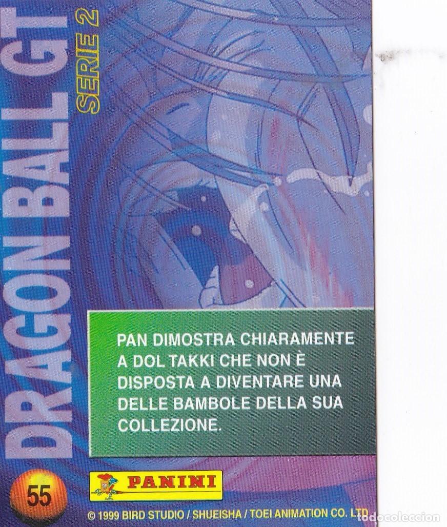 Collezionismo Figurine antiche: CROMO TRADING / CARTA 55 DRAGON BALL GT SERI 2, PANINI 1999 (ED ITALIANA)