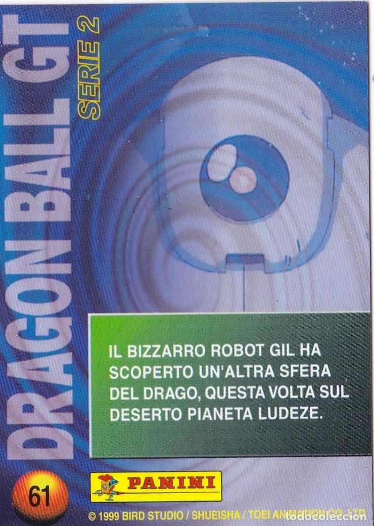 Collectable Antique Stickers: CROMO TRADING / CARTA 61 DRAGON BALL GT SERI 2, PANINI 1999 (ED ITALIANA)