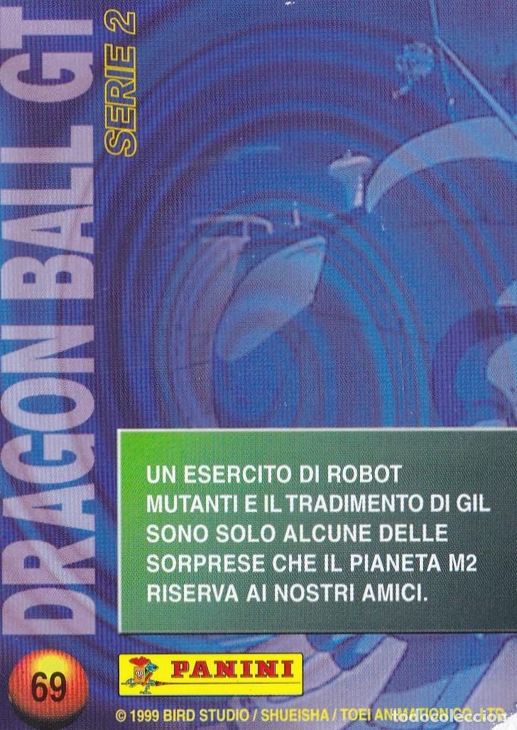 Collectable Antique Stickers: CROMO TRADING / CARTA 69 DRAGON BALL GT SERI 2, PANINI 1999 (ED ITALIANA)