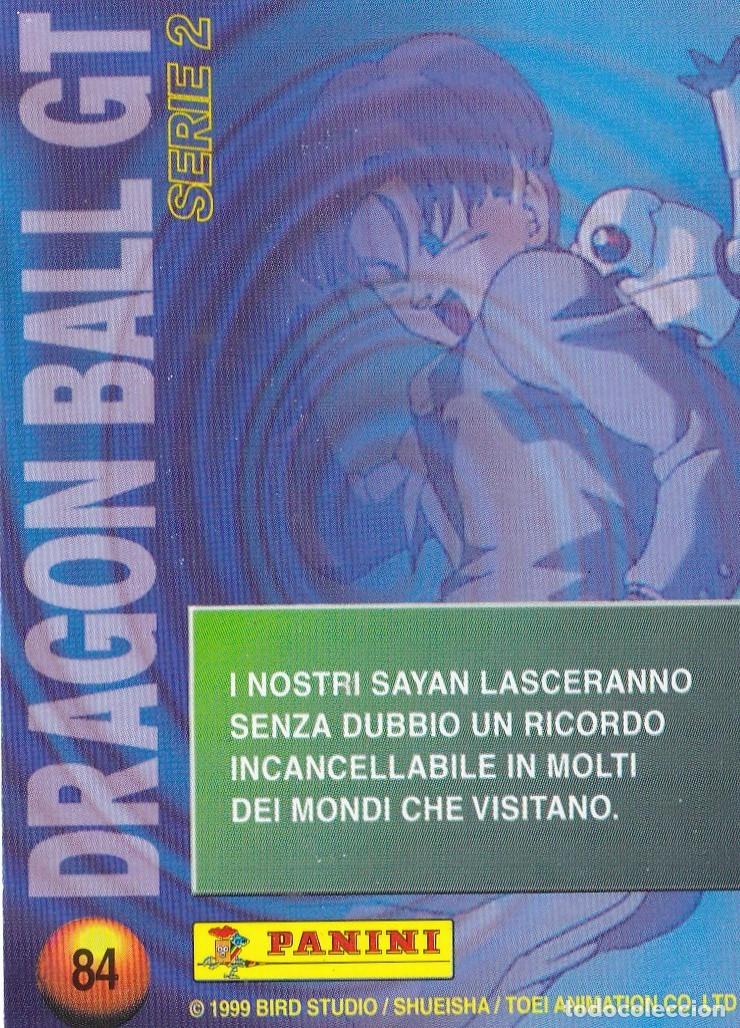 Collezionismo Figurine antiche: CROMO TRADING / CARTA 84 DRAGON BALL GT SERIE 2, PANINI 1999 (ED ITALIANA)