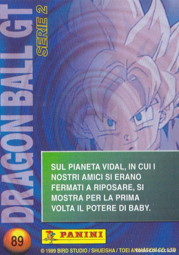 Collezionismo Figurine antiche: CROMO TRADING / CARTA 89 DRAGON BALL GT SERIE 2, PANINI 1999 (ED ITALIANA)