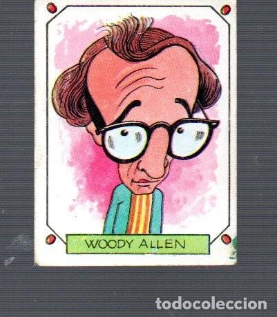 Coleccionismo Cromos antiguos: CROMOS DE CARICATURAS 22 WOODY ALLEN N&ordm; 188 SIN PEGAR