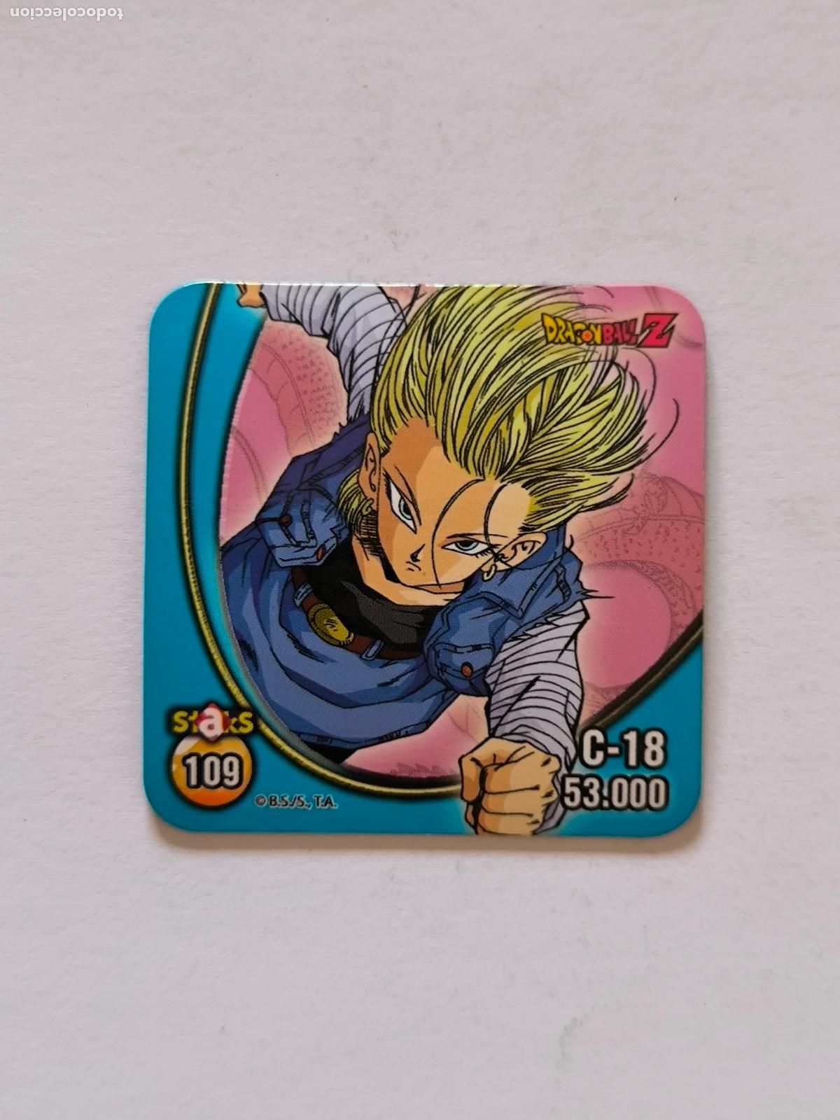 Collezionismo Figurine antiche: STAKS DRAGON BALL Z - N&ordm; 109 - PANINI - IMAN (N7B1)