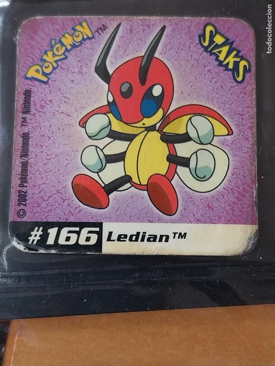Collezionismo Figurine antiche: POKEMON STAKS NINTENDO 2002 166 LEDIAN JUGADO