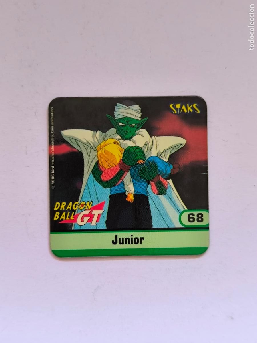 Collectable Antique Stickers: STAKS DRAGON BALL GT - N&ordm; 68 - PANINI - ITALIA - A&Ntilde;O 2000 - IMAN (147A2)