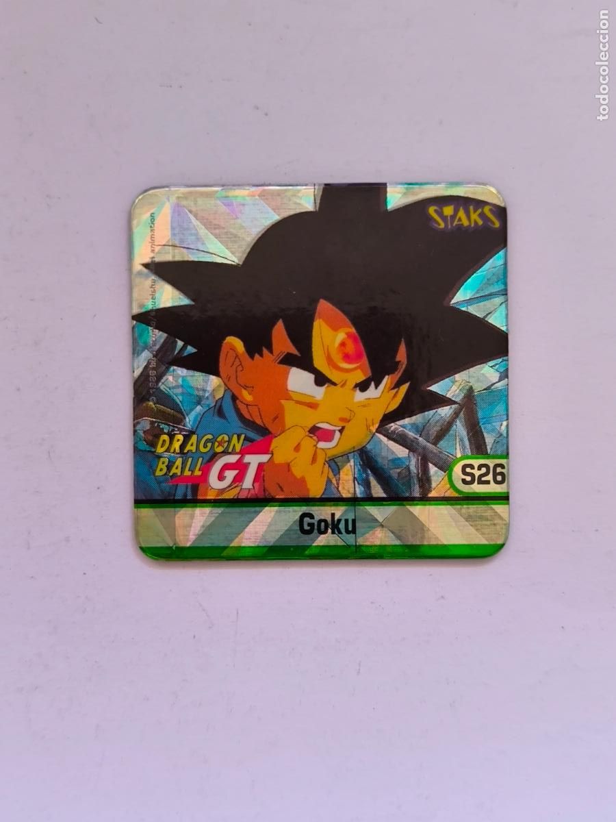 Collectable Antique Stickers: STAKS DRAGON BALL GT - N&ordm; S26 - BRILLANTE / PRISM - PANINI - ITALIA - A&Ntilde;O 2000 - IMAN (147A2)