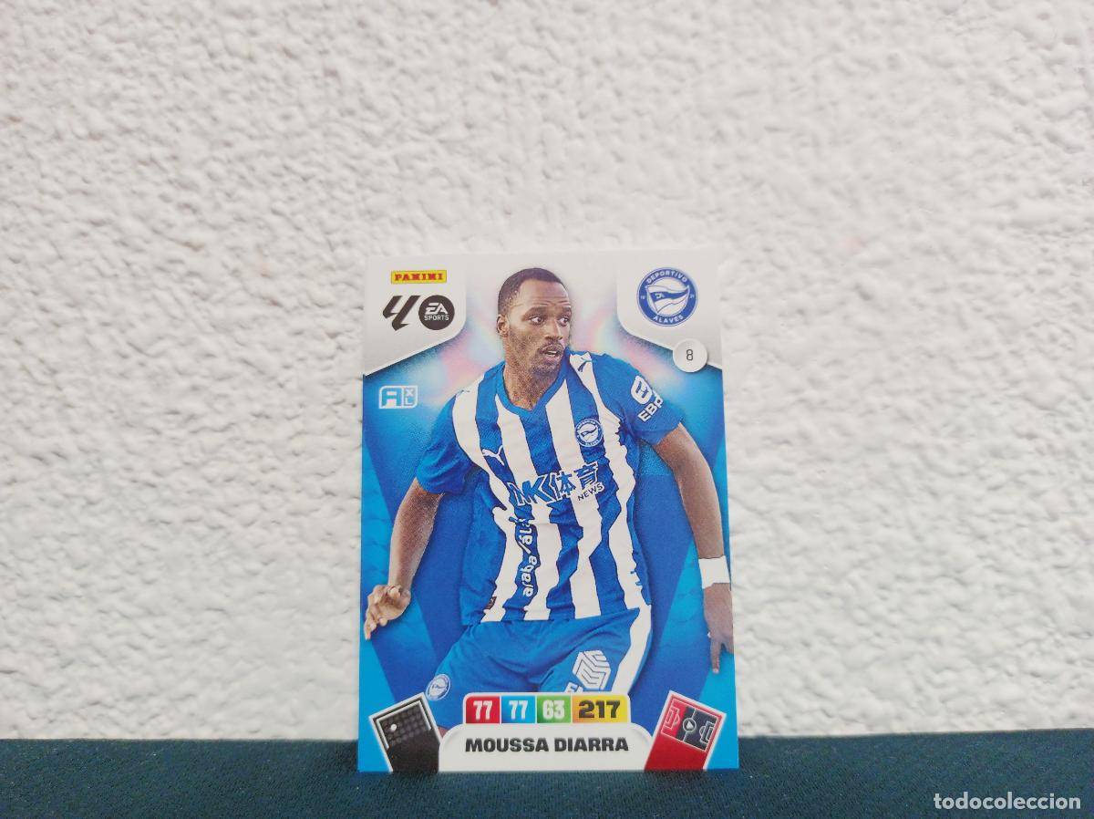 Coleccionismo Cromos antiguos: 8 MOUSSA DIARRA BASE D. ALAVES PANINI ADRENALYN XL 25 26