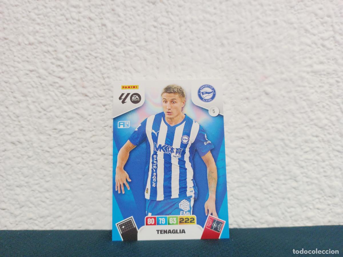 Coleccionismo Cromos antiguos: 5 TENAGLIA BASE D. ALAVES PANINI ADRENALYN XL 25 26