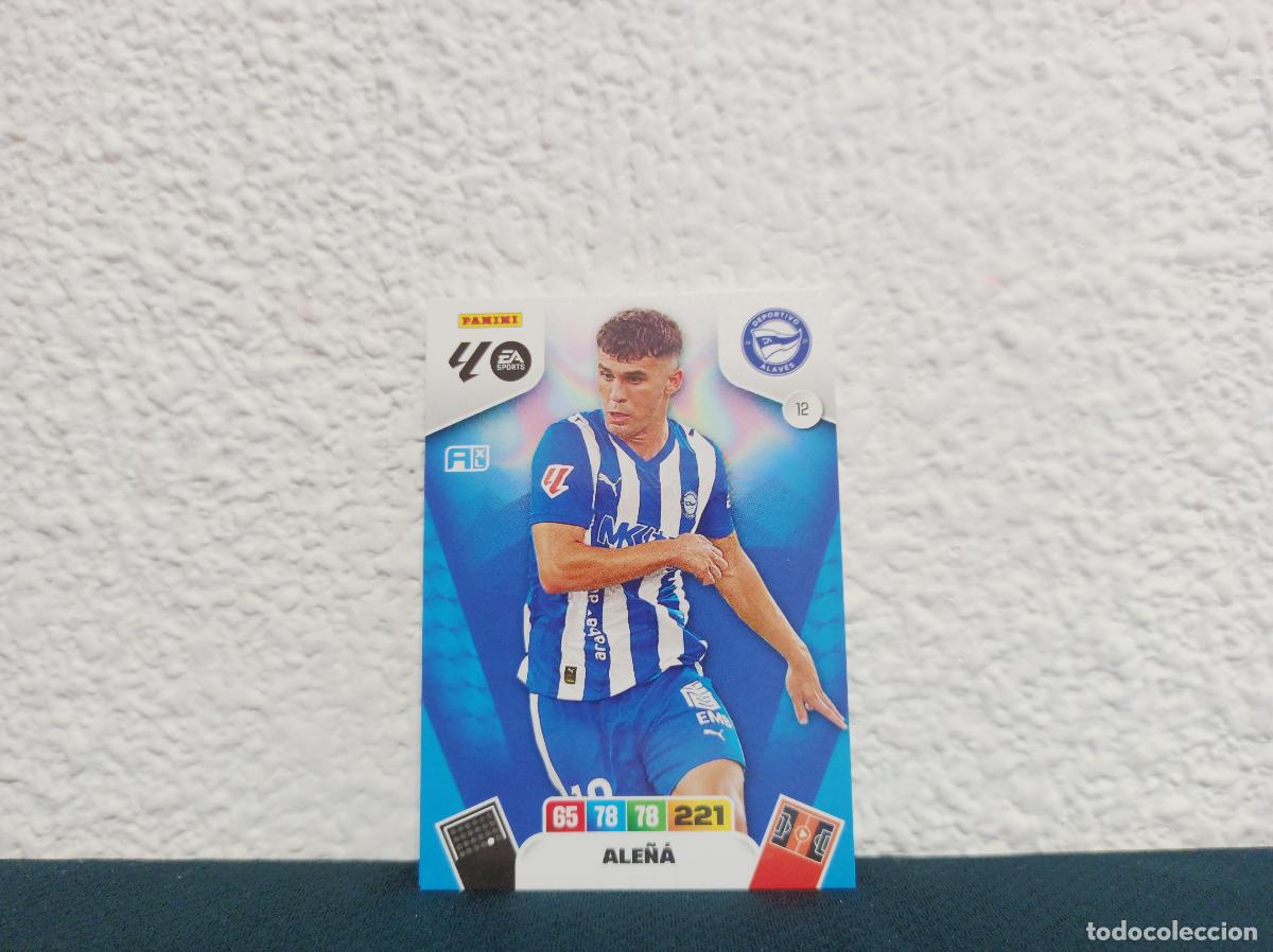 Coleccionismo Cromos antiguos: 12 ALE&Ntilde;A BASE D. ALAVES PANINI ADRENALYN XL 25 26