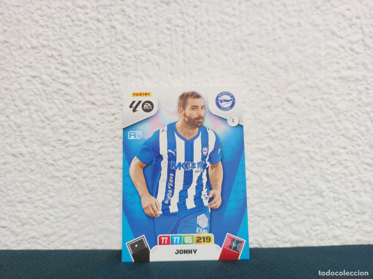 Coleccionismo Cromos antiguos: 4 JONNY BASE D. ALAVES PANINI ADRENALYN XL 25 26