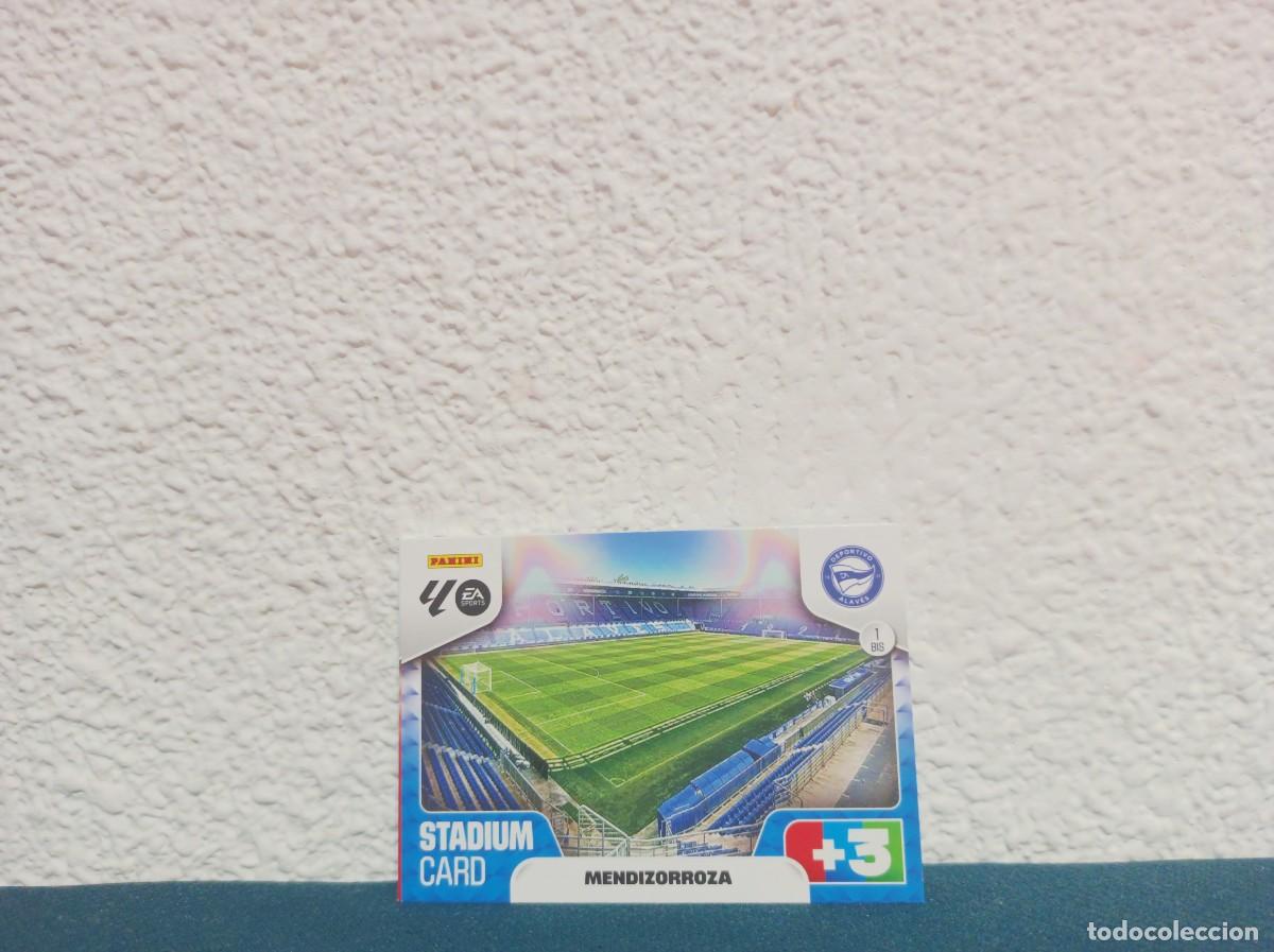 Coleccionismo Cromos antiguos: 1 BIS MENDIZORROZA ESTADIUM CARD D. ALAVES PANINI ADRENALYN XL 25 26
