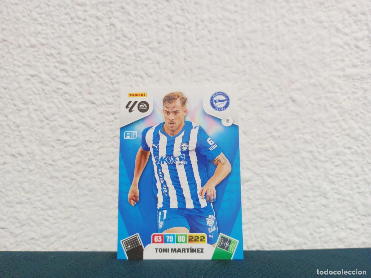 Coleccionismo Cromos antiguos: 16 &Tau;&Omicron;&Nu;&Iota; &Mu;ARTINEZ BASE D. ALAVES PANINI ADRENALYN XL 25 26