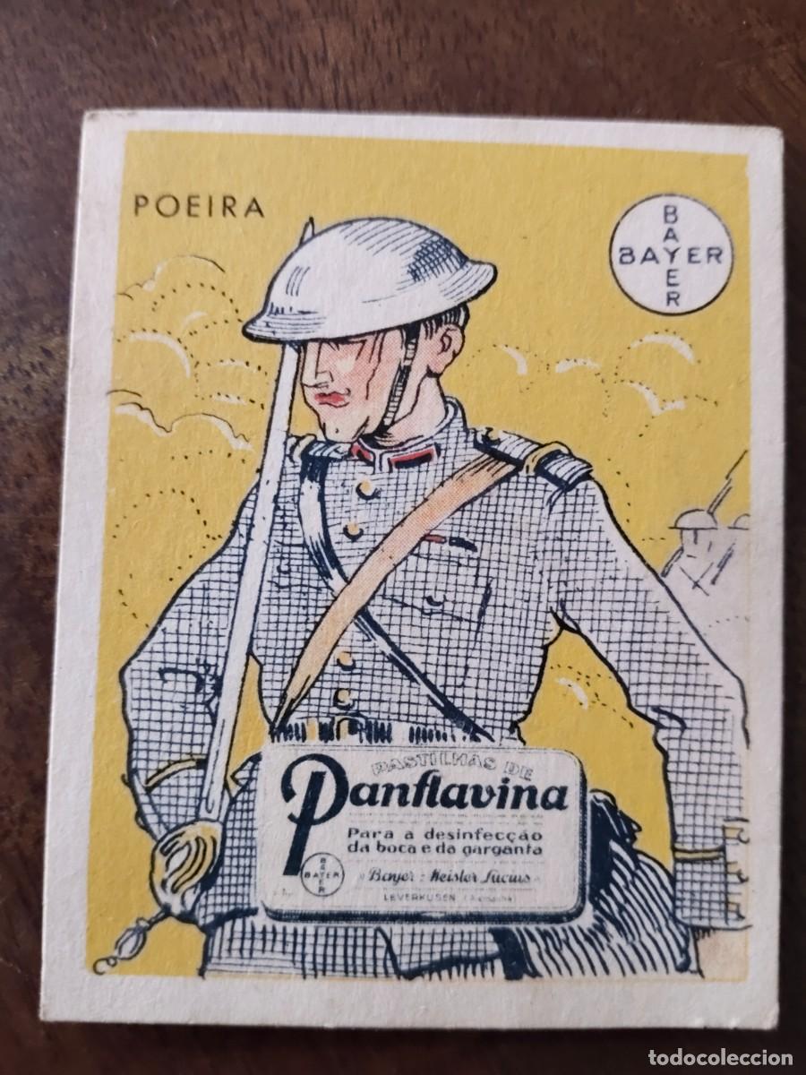 Colecionismo Cromos antigos: Cromo publicitario Bayer. Panflavina. Portugal. 5,5 x 7 cm.
