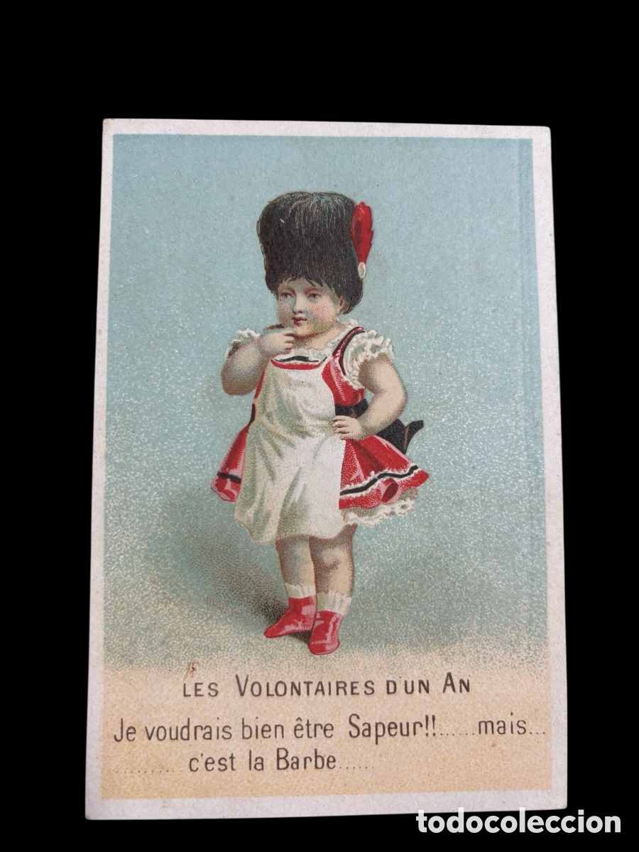 Coleccionismo cromos antiguos: Pareja de cromos franceses - Foto 4