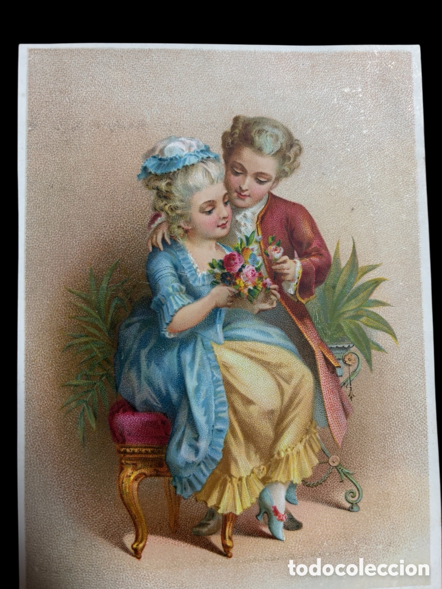 Coleccionismo cromos antiguos: Cuatro cromos franceses. - Foto 3