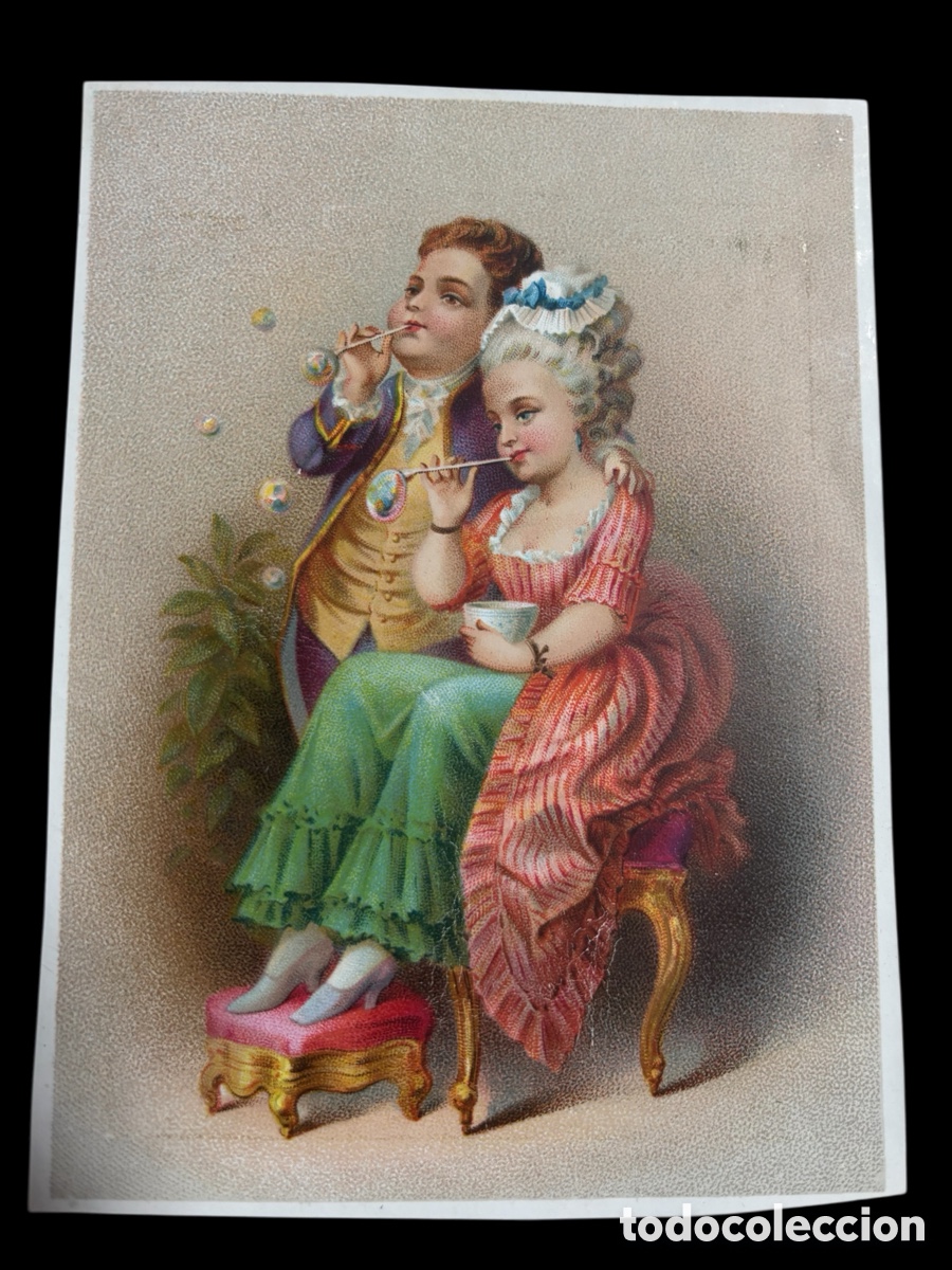 Coleccionismo cromos antiguos: Cuatro cromos franceses. - Foto 5