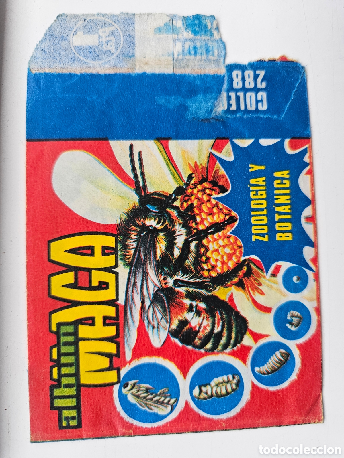 Colecionismo Cromos antigos: Sobre de cromos Vac&iacute;o Album maga Zoolog&iacute;a y bot&aacute;nica 1960s 1970s