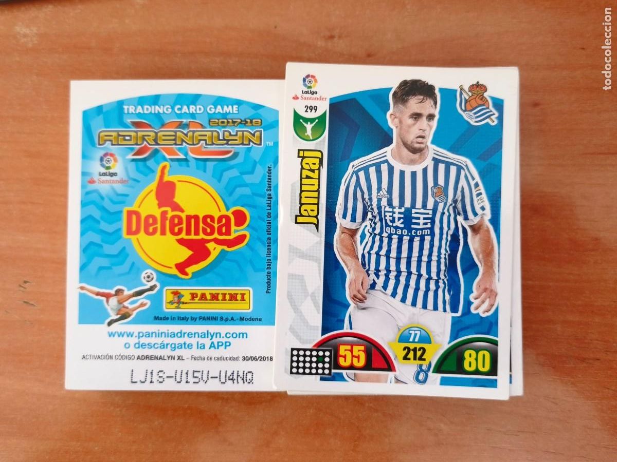 Coleccionismo cromos antiguos: adrenalyn 2017 18, contiene 100 cromos - Foto 1