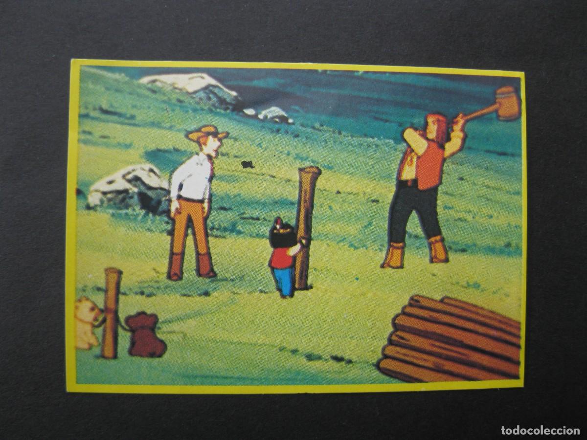 Coleccionismo Cromos antiguos: JACKY, EL OSO DE TALLAC - CROMO N&ordm; 62 - DANONE - NUNCA PEGADO.