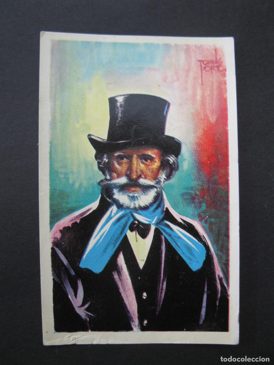 Coleccionismo Cromos antiguos: EUROPA, NUESTRO CONTINENTE - CROMO N&ordm; 94 - JOS&Eacute; VERDI - CHOCOLATES TORRAS - NUNCA PEGADO.